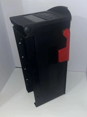 Patriot Plastic Post Mount Mailbox, Compatibility Code E, GMB505BAM, Black, M... - Image 1 of 4