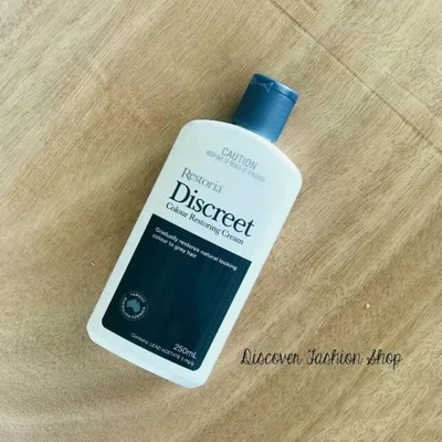 Restoria Discreet Hair Color Cream 250ml – Gray to Black Hair for Men & Women - image 1 of 4
