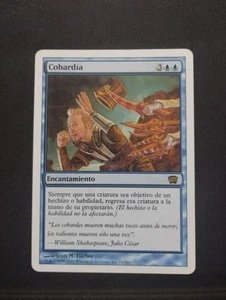 MTG COBARDÍA / COWARDICE - 8 Edición - SPANISH EXCELENTE - Imagen 1 de 2