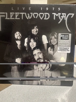 Fleetwood Mac Live 1975 Limited Edition RSD Black Friday 2 Lp Clear Vinyl  - Image 1 of 4