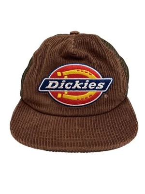 Мужские вельветовые кепки Supreme x Dickies Free (коричневые) - Изображение 1 из 4