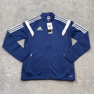Adidas Youth Condivo Soccer Track Jacket Size Large Navy Blue - Picture 1 of 10