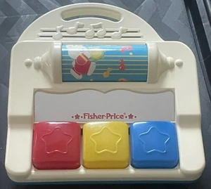 Juguete musical Fisher Price 1989 # 1102 luces piano N sonido funcionando - Imagen 1 de 8