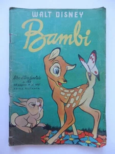 ALBO D'ORO 139 BAMBI WALT DISNEY Topolino fumetto 1949 - Foto 1 di 4