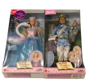 Barbie Mattel 2003 del Lago dei Cigni e Ken Fiaba Principe Odette e il Cigno Bambole - Foto 1 di 20