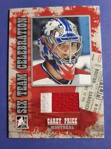 Carey Price Montreal /25 In The Game 2007 Bulldog Patch Six Team Celebration NM - Picture 1 of 22