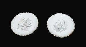 Set of 2 China Trinket Plates 4 1/4" Japan - Picture 1 of 5