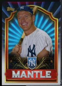 Mickey Mantle Card 2011 Topps Value Box Chrome Refractors #MBC1 - Picture 1 of 2