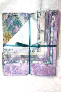 8 FAT QUARTERS APRIL SHOWERS- 100% COTTON FABRIC - Imagen 1 de 2