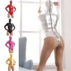 Women's Jumpsuit Role Play Romper Full Covered Catsuit Open Nostrils Leotards