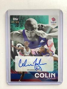 TOPPS TEAM GB  2024 COLIN JACKSON  AUTOGRAPH 08/49 - Zdjęcie 1 z 2