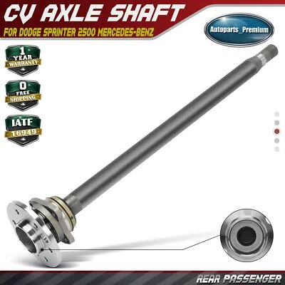 Eje trasero pasajero con cojinete para Dodge Mercedes-Benz Sprinter 2500 3500 Foto 1 de 4