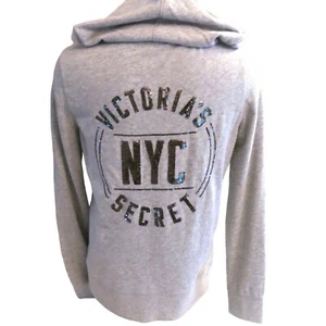 Victoria's Secret NYC Full Zip Hoodie Sweatshirt S - Picture 1 of 2