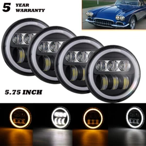 5 3/4" 5.75" pulgadas LED Faros Hi-Lo DRL Proyector Bombilla Para Volvo VHD 2001-2019 - Imagen 1 de 12