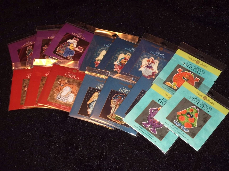  MILL HILL Counted Glass Bead Cross Stitch Kits TRILOGY Choose Your Set of 3 - Image 1 of 1