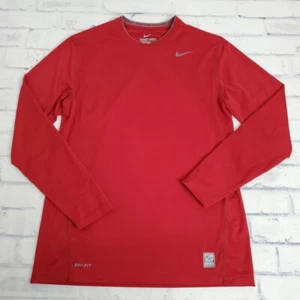 Camisa de Combate Nike Pro Para Hombres Grande Ajustada Roja Capa Base Dri Fit Entrenamiento de Béisbol - Imagen 1 de 13