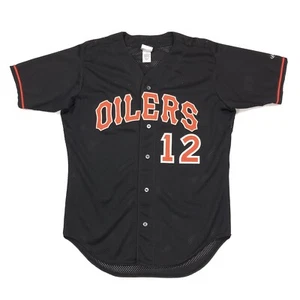 Vintage Rawlings Peninsula Oilers of Alaska #12 Mesh Jersey Adult Size L Large - Picture 1 of 11