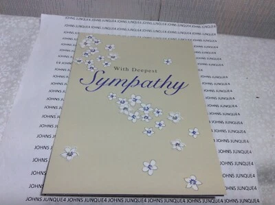 TARJETA DE FELICITACIÓN SIMPATÍA Nueva en plástico Tarjeta y Sobre “Deseándote Paz...” Foto 1 de 3