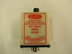 Dayton Solid State 6X153E Time Delay Relay H3 - Picture 1 of 4