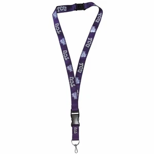 TCU Horned Frogs 21" Lanyard Key Chain with Safety Release NCAA Licensed - Picture 1 of 3