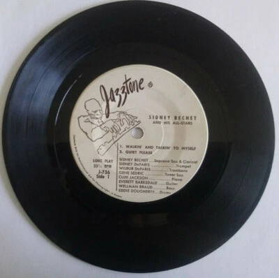 Sidney Bechet And His All-Stars - Walkin' And Talkin' To Myself - 7" EP Single - Bild 1 von 2