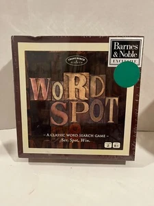 Word Spot A Classic Word Search Board Game Barnes & Noble SEALED New - Picture 1 of 6