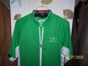 women's sz L 43" Sun Mountain Rainflex golf jacket Black Bull gem from Montana - Picture 1 of 13