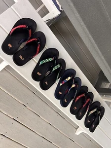Lot Of Vineyard Vines Flip Flops (5) Women’s Size 7 - Picture 1 of 6