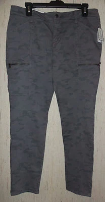 NUEVO CON ETIQUETAS MUJER Gap GRIS CAMUFLAJE LIGERO DENIM LEGGING/PANTALÓN AJUSTADO TALLA 12 Foto 1 de 3