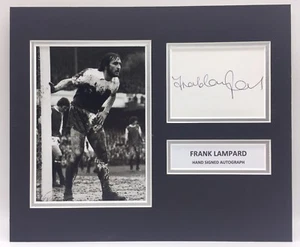 SELTENES Frank Lampard Sr West Ham signiertes Foto Display + COA AUTOGRAMM - Bild 1 von 3
