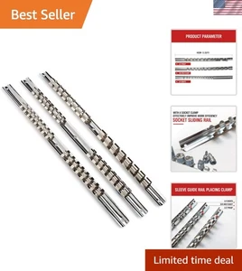 Vielseitiges Metall Steckschlüssel Halter Schiene Set für 1/4, 3/8, 1/2 Zoll Werkzeuge - 14 Clips - Bild 1 von 9