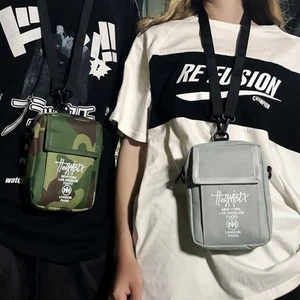 Street Hip Hop Classic Bag Slung Mobile Phone Cross Body Bag For Teenagers - Picture 1 of 14
