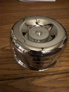 Chrome Louvered Air Cleaner Assem 1 Or 2 BBL Barrel Carburetor Hot Rod Rat Rod - Bild 1 von 10