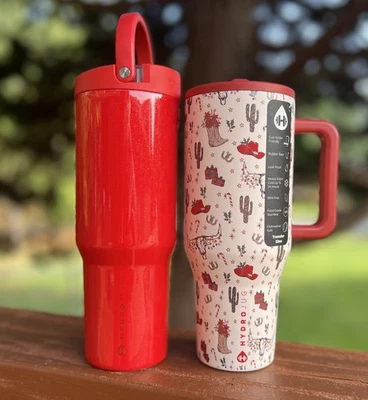 Vaso HydroJug AUTUMN CHECKERS 40 OZ Sport Traveler otoño 2025 marrón damas - Imagen 1 de 4