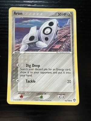 Aron 42/108 Pokemon Card, EX Power Keepers - Image 1 of 2