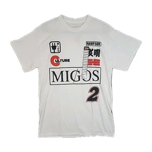 T-shirt The Migos Culture 2 2018 adulto media album bianco promo rap hip hop - Foto 1 di 5