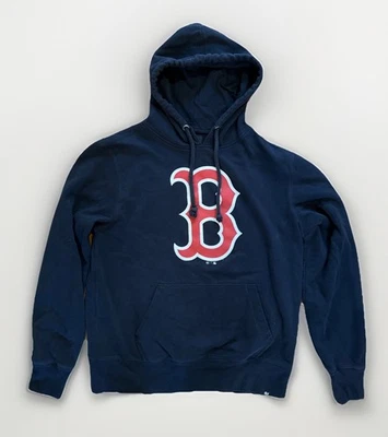 ‘47 Boston Red Sox Navy/Red “B” Pullover Hoodie Size S (44 Chest) - Image 1 of 4