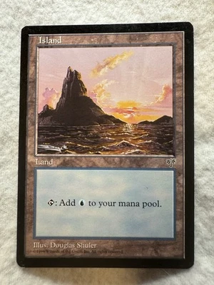 MTG - Island (Sunset) - Mirage - LP - Free Shipping! - Image 1 of 2