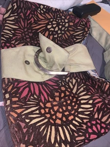 Bolso de hombro hobo de tela abstracta multicolor 1154 LILL STUDIO. Precioso - Imagen 1 de 9