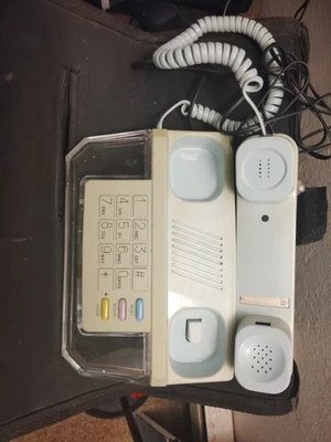 Teléfono Teléfono MASTER Claro Azul Lucite Tono Táctil De Colección Mediados de Siglo Foto 1 de 4