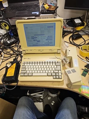 Zenith Data Systems SuperSport 286 Laptop - 640k RAM + PSU + 2 Akkus/Maus. - Bild 1 von 4