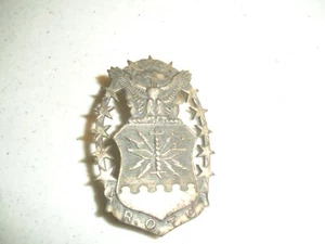 Vintage World War II U.S. Air Force R.O.T.C. Cap Hat Badge - Picture 1 of 4