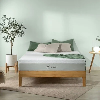 Colchón de espuma viscoelástica Green Tea Luxe transpirable 12 pulgadas, nuevo - precio de venta sugerido por el fabricante $899 Foto 1 de 4