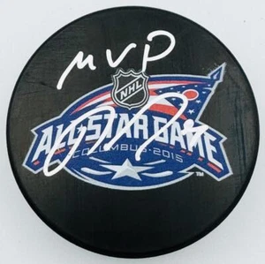 MVP RYAN JOHANSEN SIGNED 2015 ALL STAR GAME PUCK COLUMBUS BLUE JACKETS J10 - Picture 1 of 1