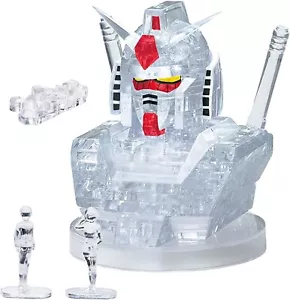 3D Crystal Puzzle 55 Piece Crystal Puzzle Gundam Clear,50198 - Picture 1 of 5
