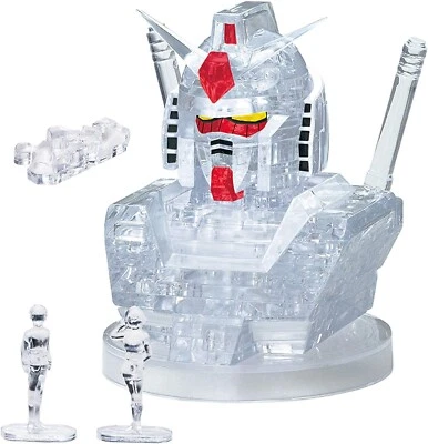 3D Crystal Puzzle 55 Piece Crystal Puzzle Gundam Clear,50198 - Image 1 of 4