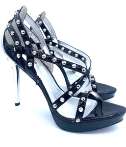 Report Signature Black Patent Heels M100 Masonic Blk MSRP $269!! SIZE - 10 - Bild 1 von 8