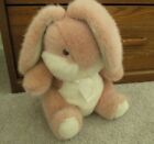 Unipak Bunny Plush Stuffed Animal Toy 12" Vintage 1990 Pink Rabbit Toy Easter