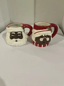 Set of 2 /Large /Christmas Mugs/African American/ - Picture 1 of 8