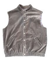 RRRRUSS Vest Russ Togs Corduroy Quilted Inner Button-up Vintage